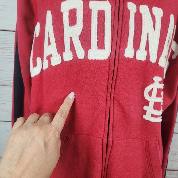 St. Louis Cardinals Banner Supply Co. Track Jacket Zip Up Men’s XL Unisex - Picture 5 of 7